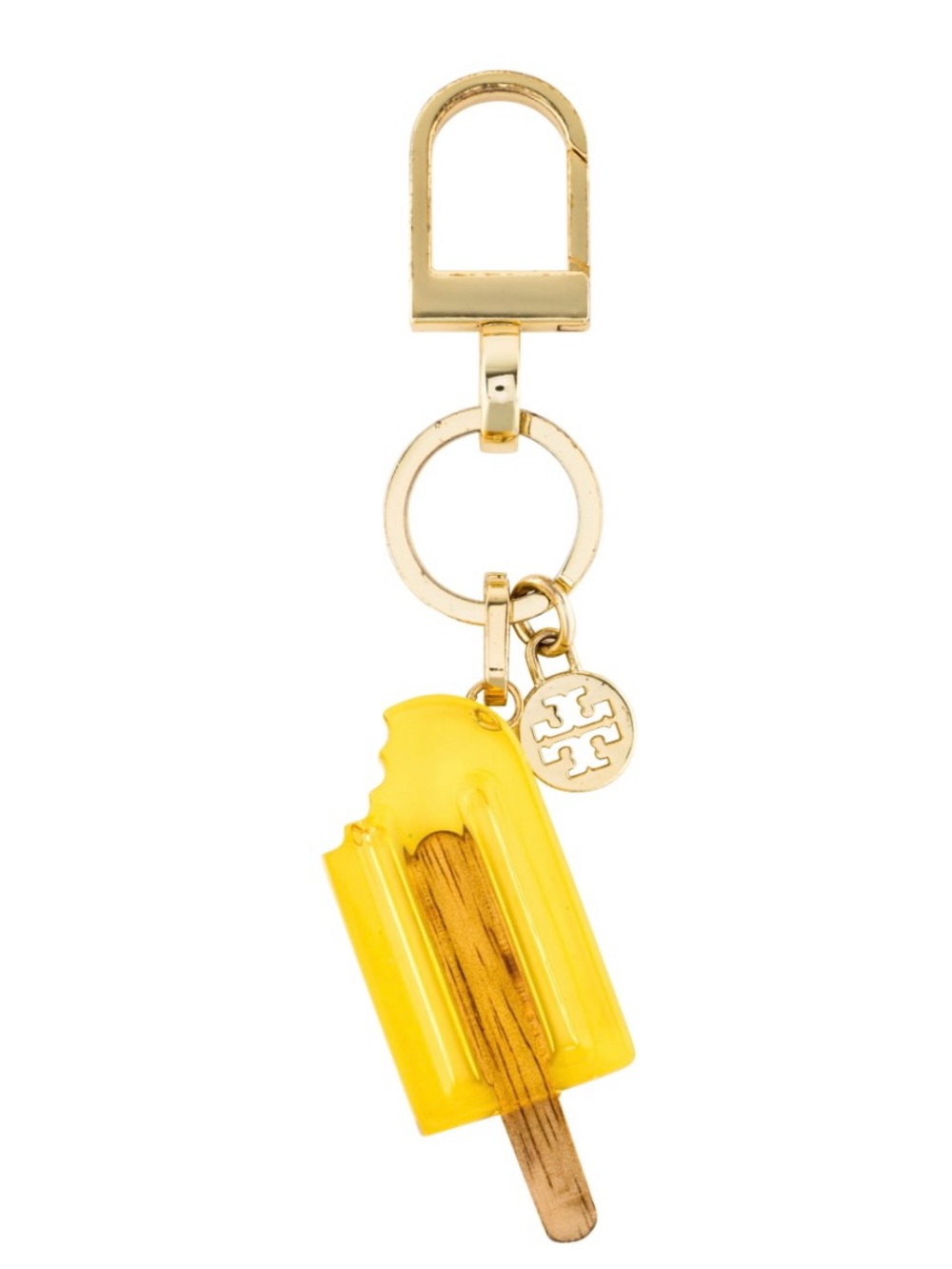 Tory Burch Yellow Popsicle Keychain Charm
